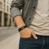 black-armband-herren-edelstahl-personalisierbar-uniqal